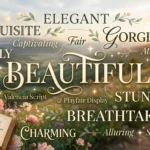 synonyms for beautiful
