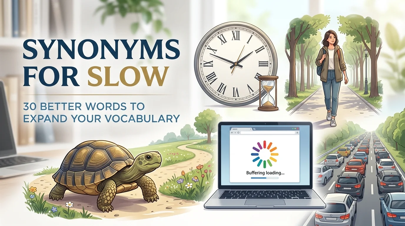 synonyms for slow
