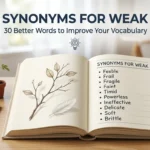 synonyms for weak