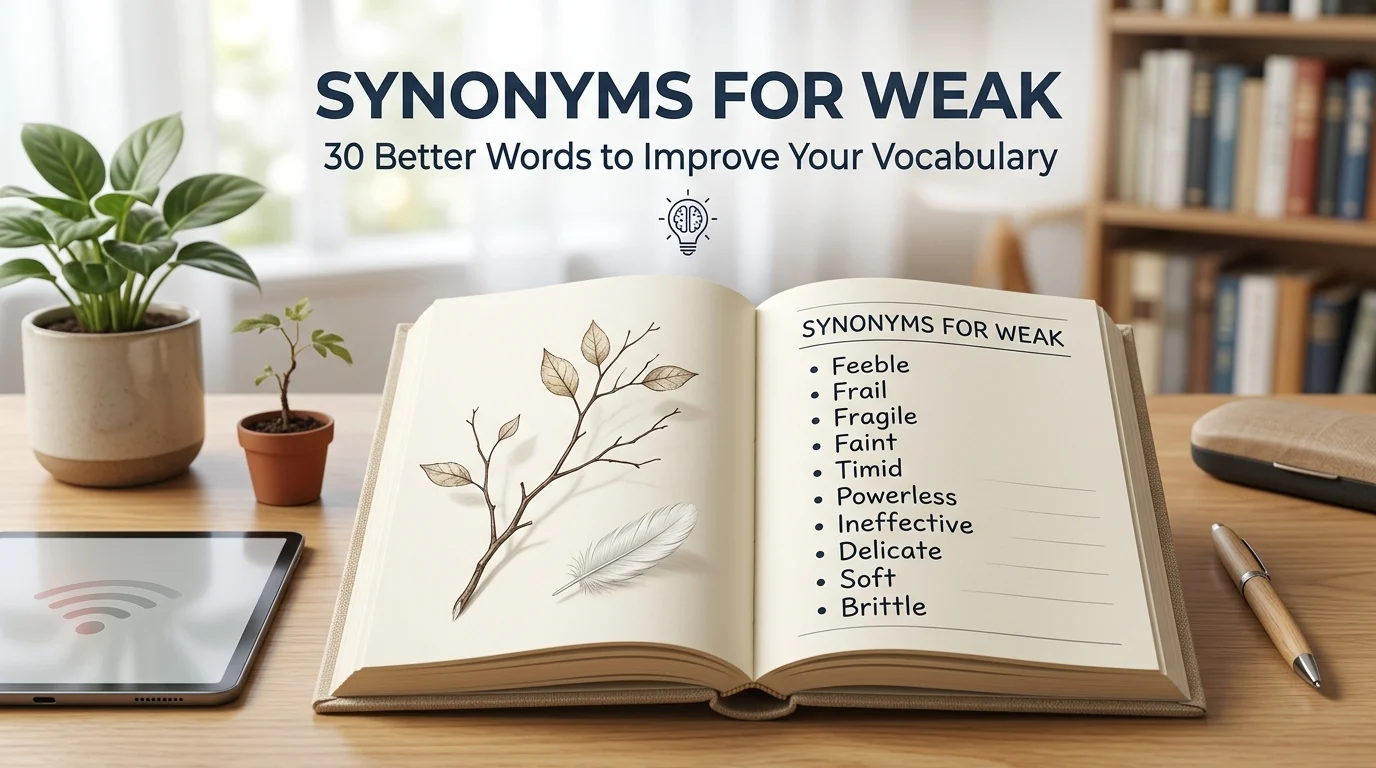 synonyms for weak