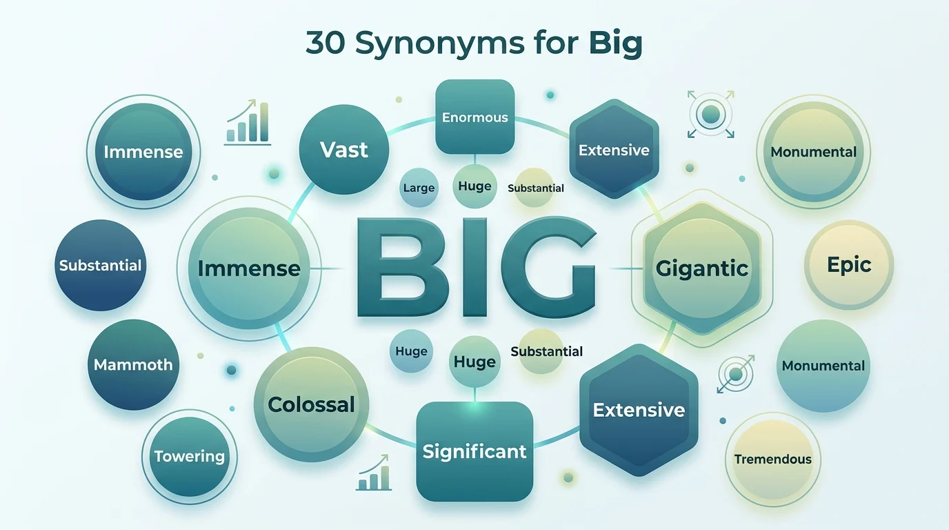 synonyms for big
