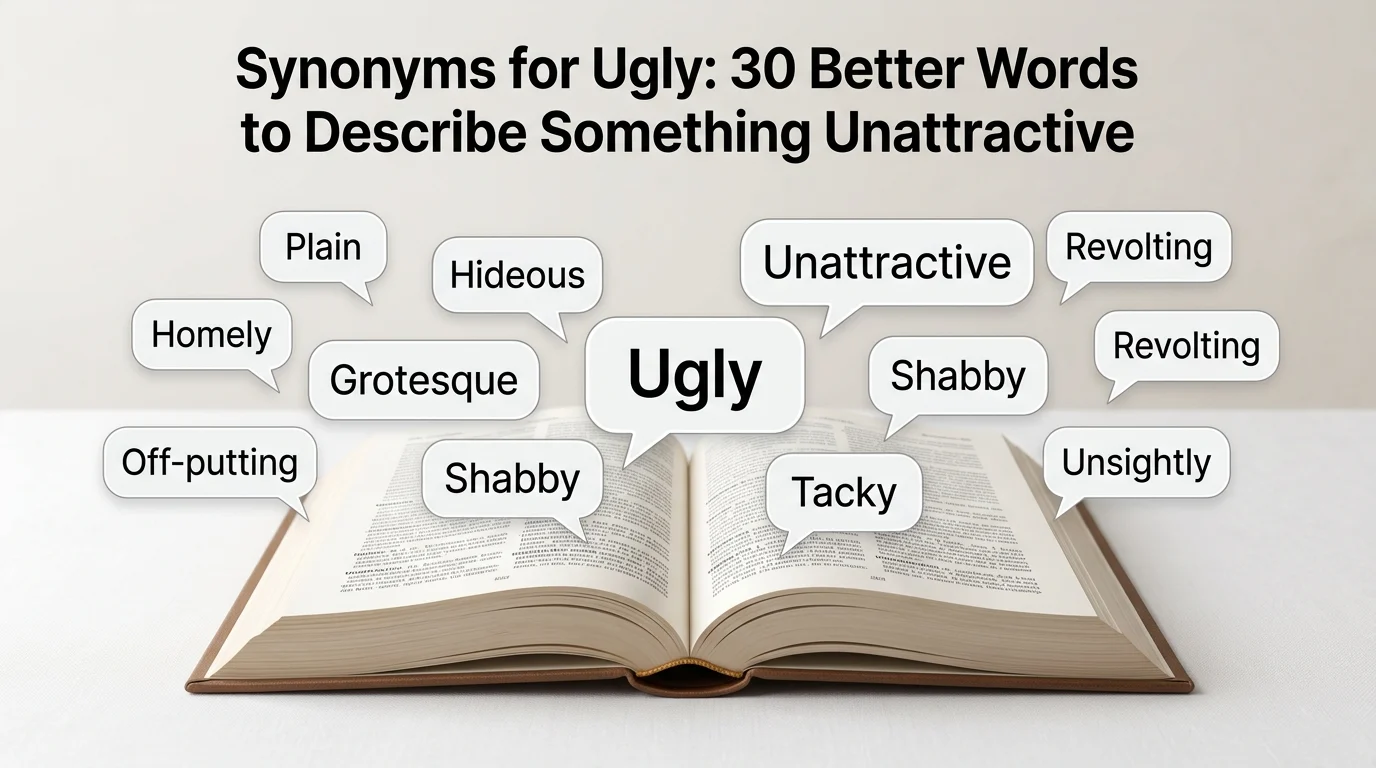 synonyms for ugly