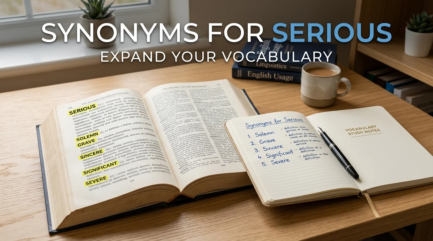 synonyms for serious