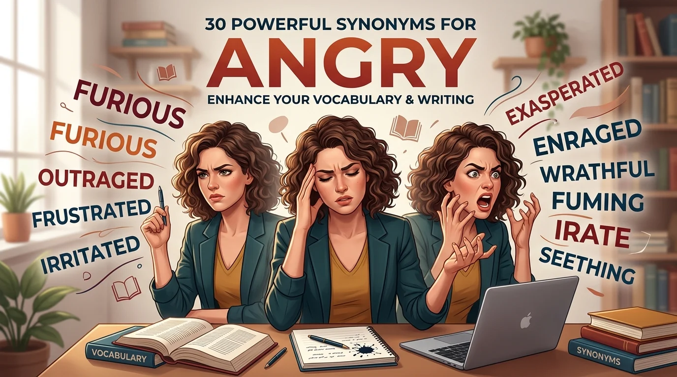 synonyms for angry