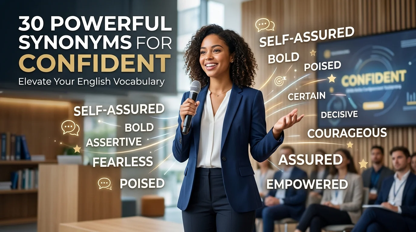 synonyms for confident