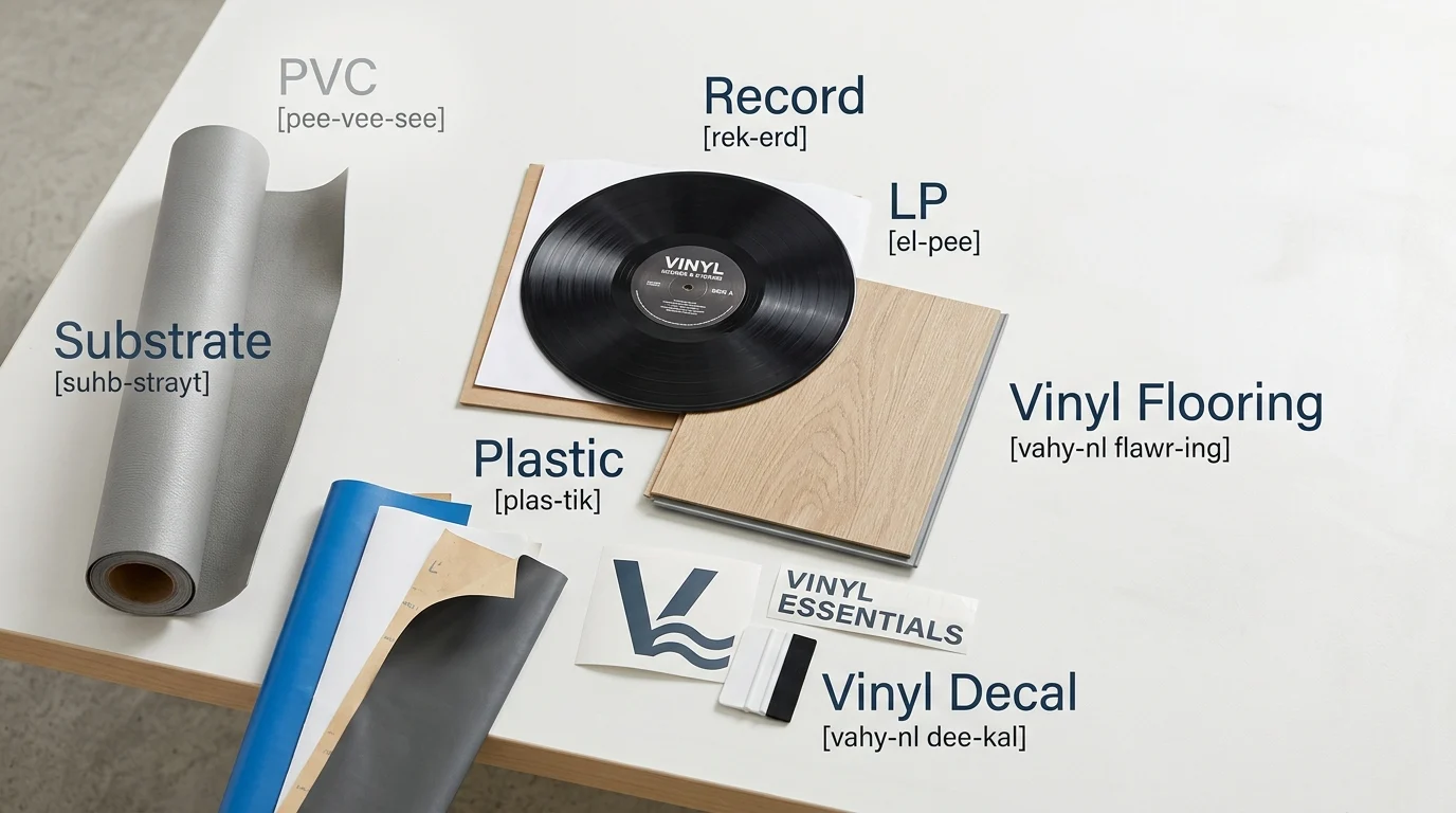 vinyl synonyms