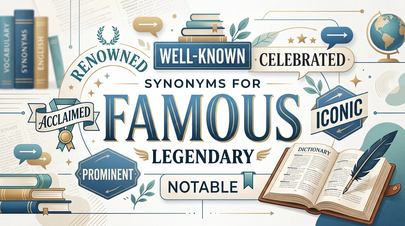 synonyms for famous