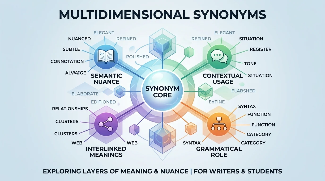 multidimensional synonyms