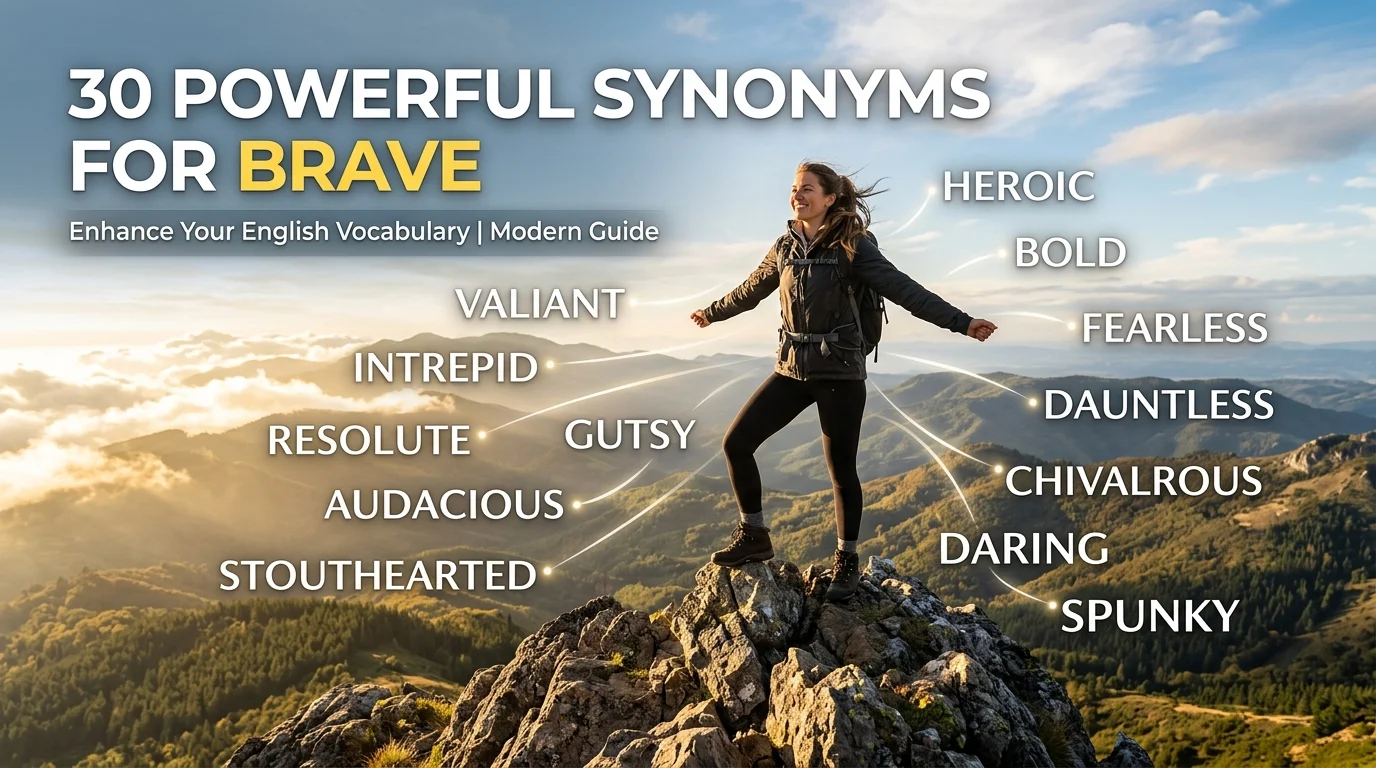 synonyms for brave