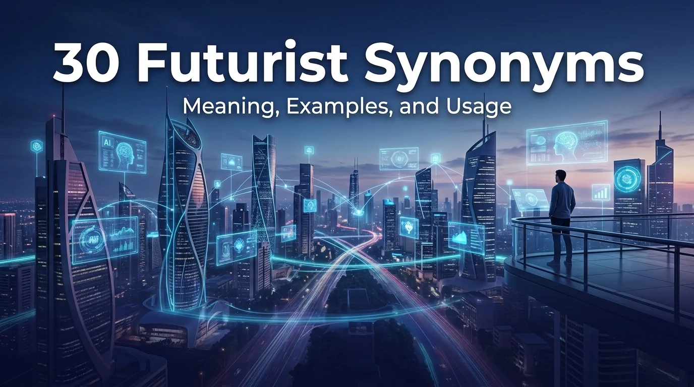 futurist synonyms
