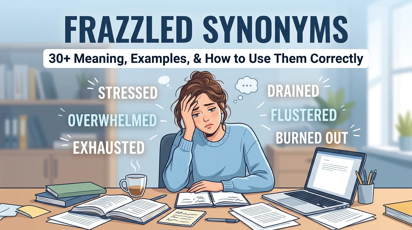 frazzled synonyms